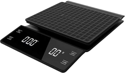 caffè di alta precisione - digitale ricaricabile, strumento di pesatura cucina touch screen con una capacità di 3 kg | caffè per Brewing Verse