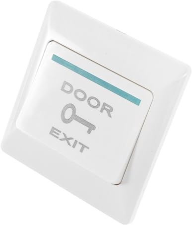 HONITANO Panel De Botón Pulsador Para Salida De Puerta Con Cubierta Resistente Para Sistema De Control De Acceso Montaje Pared Tipo Para Timbre y Puerta