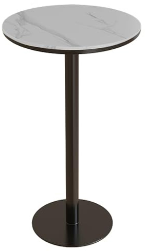 Modernt barbord för utomhusbruk med högt matbord och bistrobord för trädgård uteplats och kök snyggt pubbord (55 x 75 cm) perfekt för cocktails och frukost