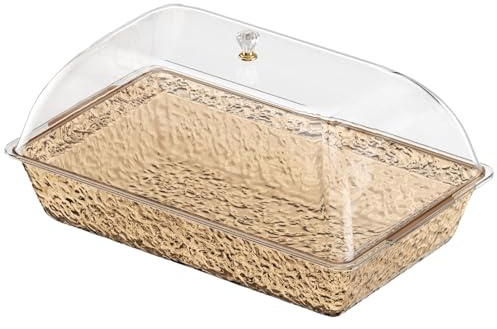 Vassoio Per Alimenti, Design Elegante E Pratico, ABS, Vassoio Da Portata Con Scomparti E Coperchio,piattoPer Feste, Organizzazione Alimentare Versatile, Per Frutti Di Mare, Verdura, Frutta, Gamberet