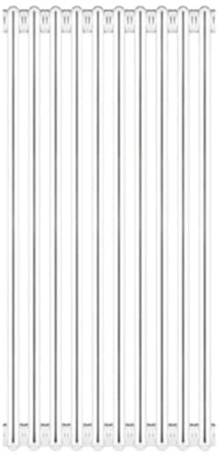 Ercos Heizkörper Rohr Stahl 3 Spalten zerlegbar Typ 860 10 Elemente