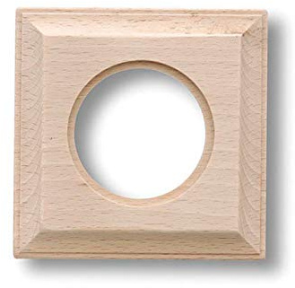 Fontini 36-811-00-2 - Marco haya 1 elemento serie quad madera natural pack