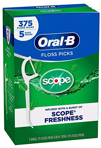Oral-B Complete Glide tandtrådspickar, Scope Outlast (375 tandtrådsdykar)