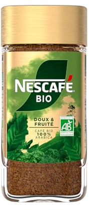 Nescafé NESCAFE Spécial Filtre BIO - Café Soluble - 12 Flacons de 90 g