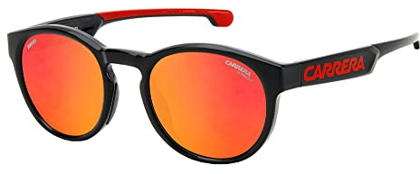 Carrera DUCATI CARDUC 012/S Schwarz und Rot Herren Sonnenbrille, schwarz/rot, 51 cm