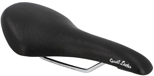Gusti Echtes Leder - Anton P. Leder Fahrradsattel Ledersattel Sportweich Sattel Fahrrad Rennrad