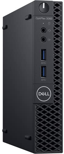Dell Optiplex 3060 Micro PC, Intel Core i3-8100T, 16GB DDR4 RAM, 256GB NVMe SSD, Win11Pro (Renewed)