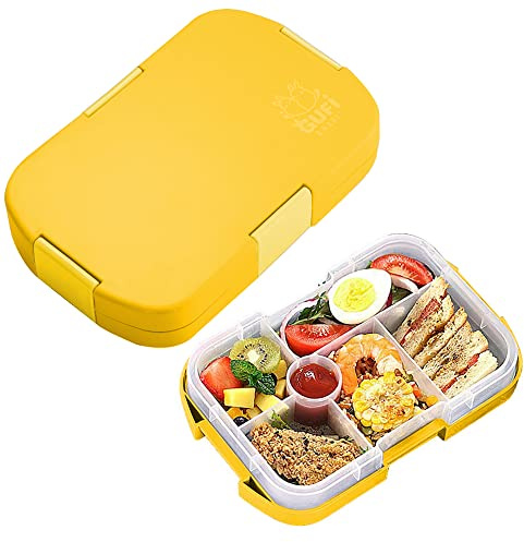 hombrima Kids Lunch Box, Bento Boxes Food Storage Container With 6 Compartments for Children Adult Work School, Suitable For Microwave