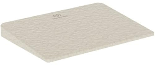 Ideal Standard TV913FT Ultra Flat S i.life Ablaufabdeckung für Duschablauf, Duschabfluss Abdeckung Deckel Duschdeckel für Dusche Abfluss, Sandstein