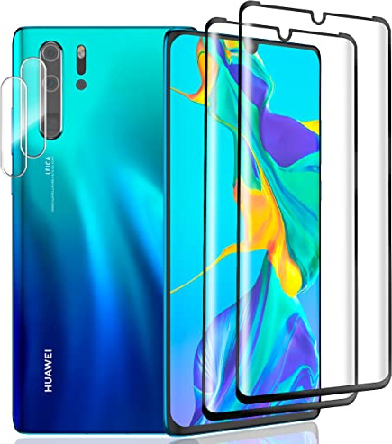 Yiunssy Schutzfolie für Huawei P30 Pro - 2+2 Stück Schutzglas und Kamera Panzer Schutz Glas, HD Klar Displayschutzfolie, Panzerfolie