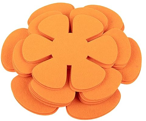 Oniissy Nonstick Pan Protectors, 12PCS Felt for PADS Potware Anti-Scratch Cookware Protectors, 3 Sizes for Kitchen Cookware Pans Special-Orange