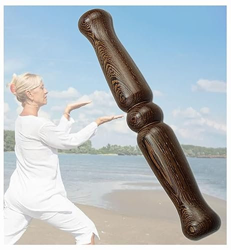 Tai Chi Lineal Stick,Traditionelle Chinesische Tai Chi Ruler,Wushu Shaolin Qigong Tai Chi Kungfu Taiji Stock, Sparenpositionsstift für Die Physische Rehabilitation 42 * 4.1cm