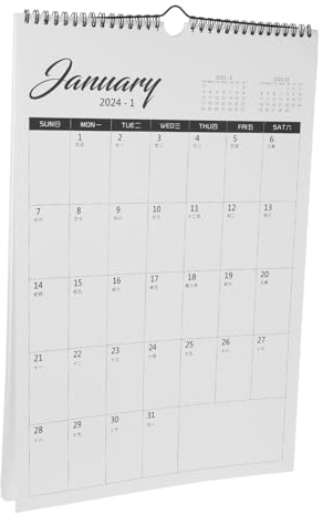 Ciieeo Hängekalender Monatskalender Wandkalender Klaren Bedruckten Planungskalender Für Büro Und Haushalt