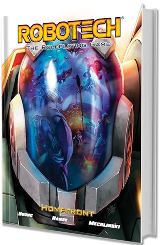 Strange Machine Games: Robotech: The Roleplaying Games - Homefront - Hardcover Supplemental RPG Book, Tabletop Roleplaying Game, Officially Licensed