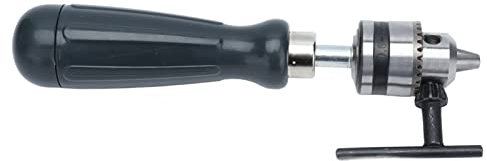 Taladro Manual, Taladro Manual de Acero Al Carbono Taladro Manual Taladro Manual con Llave de Mandril y Broca de 5 Piezas para Resina de Joyería de Madera Plástica