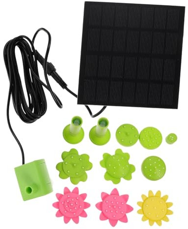 Abaodam Solarbrunnen Für Garten Mit Wasserpumpe Solarbrunnen Für Teich Und Vogeltränken Gartendekoration Mit Solarpumpe Für Springbrunnen