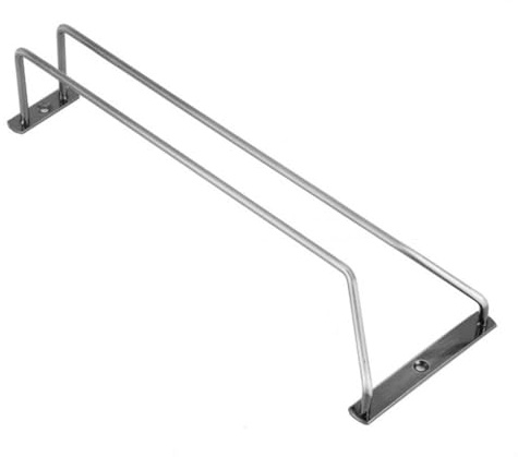 BESPORTBLE Stainless Steel Wine Glass Hanger Rack Under Cabinet Stemware Storage for Kitchen Bar Dining Room Easy Installation Design Organizes Glassware