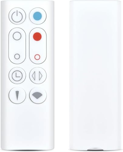 Replacement Fan Remote Control Compatible with Dyson AM09 Hot + Cool Heater Tower Fan 966538-01 White Color