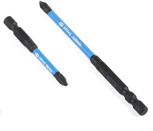 babominimer Lot de 6 embouts de tournevis cruciformes fendus magnétiques pour électricien FPH1 65-150 mm