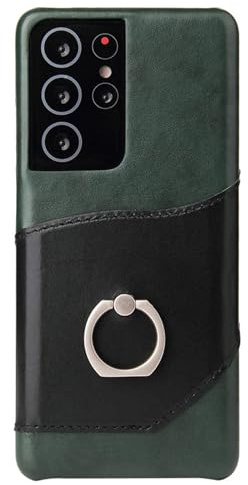 KXQYIKYI Mobile Phone Case for Galaxy S23ultra/S23plus/S23 PU Leather Wallet Case with Card Holder Stand Function Case Protection Lens TPU Scratch-Resistant Shockproof Case (Red, S23ultra)