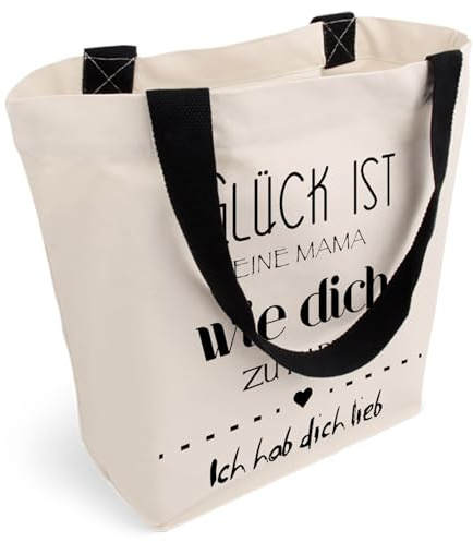 MYHALF Stoffbeutel Geschenk für Oma Mama 40/50/60 Geburtstag Frau Baumwolltasche Groß Lustige Geschenke Weihnachten Ruhestand Shopper Tote Bag Einkaufstasche Faltbar Danke Mutter Geburtstagsgeschenke