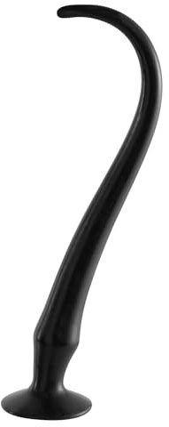 Plug Anal Extra Long avec Ventouse, jouets anaux masturbation fétiche plug anal sexe anal, Godemichet anal en PVC, Jouet sexuel pour hommes et femmes (Medium)