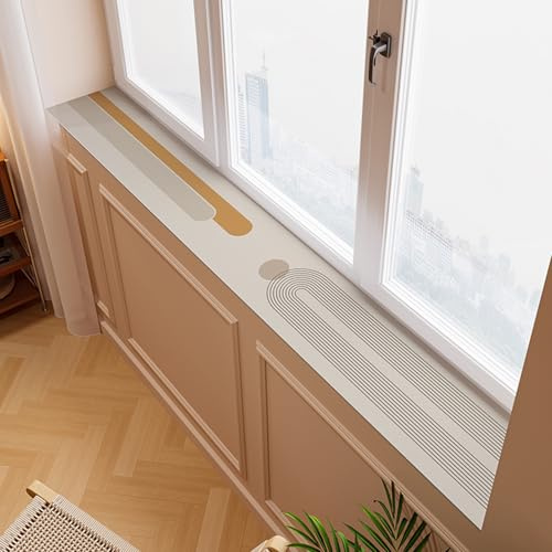 RobustWeg Tapete para AlféIzar De Ventana,Tapete Impermeable para Ventana Salediza,Impermeable Y FáCil De Limpiar,Secado RáPido,para AlféIzar De Ventana,BalcóN,Ventana De BahíA,Armario