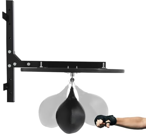 Loobiiny Speed Bag Plattform Kit,BoxtrainingsgeräTe FüR Die Wandmontage,Boxtrainings-Drehkugelziel,Speedball Plattform BoxsackstäNder