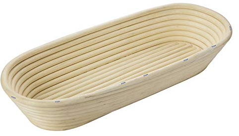 Westmark Cestino da lievitazione, Per impasti da 1500-2000 grammi, Ovale, Lunghezza: circa 40 cm, Rattan, Beige chiaro, 32022270