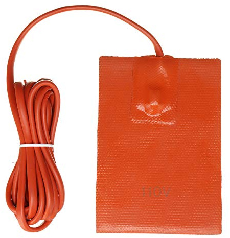 C-FUNN 250W Car Engine Heater Oil Pan Tank Start Pre Heater w/Adhesive + 210CM Line