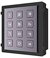 Hikvision Digital Technology DS-KD-KP Intercom System Accessory for Intercom (Keyboard, Black, Grey, Hikvision, IK07, -40-60°C, 98.5mm)