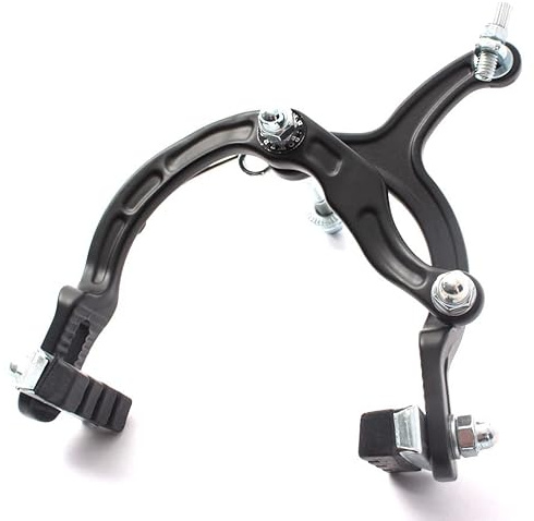 KHE Bremse Fixie Rennrad Seitenzug Vorderrad Cantilever Sidepull schwarz vorne