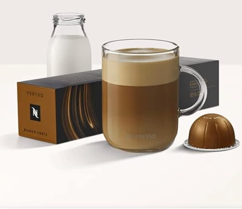 Nespresso VertuoLine Blanc Forte, 20 gélules
