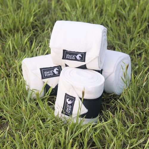 HackFond Horse Polo Leg Wraps, Polo Wraps for Horses Set of 4