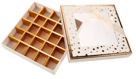 Gatuida Kasten Schokoladenschachtel Pralinenschachteln Zum Verschenken Gebäck-boxen Schachteln Mit Schokolade Leer Geschenkbehälter -geschenkboxen Mit Deckel Süßigkeiten Box Karton