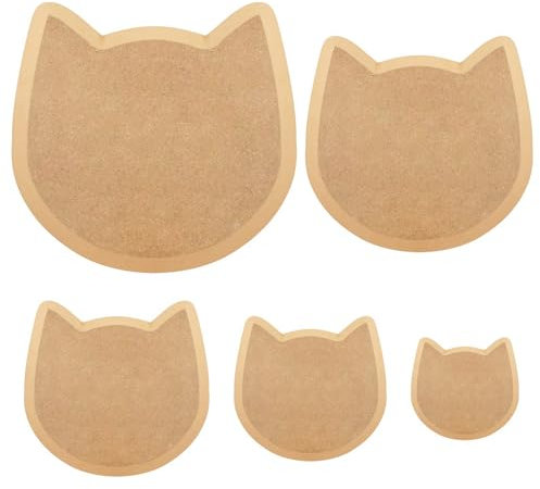 GeryVtee Moldes para formar platos de cerámica, 5 moldes de cerámica para arcilla, moldes de cerámica para placas de construcción manual, moldes de asentamiento para cerámica, moldes de cerámica de