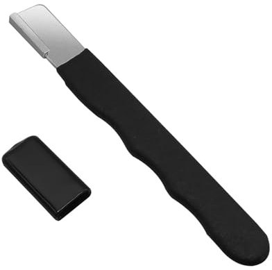 EUZUXU 1 pezzi Affilacoltelli per attrezzi, Piccolo affilacoltelli attrezzi da giardinaggio, Affilatore Tascabile per Attrezzi da Giardino con Design Universale Veloce