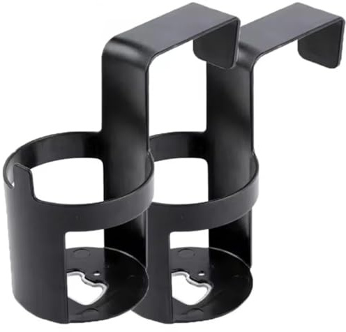 OTOZUM Posavasos para Coche Soporte para Botella De Agua, Soporte para Taza De Bebida para Coche, Gancho para Contenedor, Montaje Universal para Puerta Y Ventana, Accesorios De Decoración(2pcs)