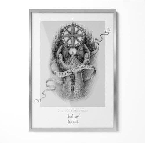 Marco Grande de Foto Plata 70x100 cm Marco de Plástico di Alta Qualità Duradero para Exhibición Elegante Diseño Vertical y Horizontal Colgar en Pared Acrílica Irrompible Decoracion Hogar