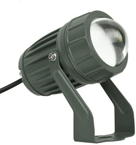 DUOAZJL Landscape Lights - Led Spot Lights, AC85-265V Led Beam Light Outdoor Wall Lamp Landscape Lighting, Ip65 Waterproof Narrow Beam Spotlight, 180° Adjustable Bracket Ground Light(Blue)