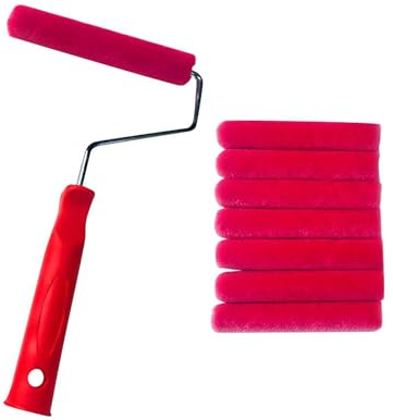 ALCXAZS Kit rullo ad densità incluso Facile da pulire con rullo per pittura Adatto per pittori professionisti Progetti fai da te e per la casa Pennello per pittura Pennello Forniture per