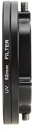 ZCZDHNA Filtre d'objectif ND Variable 52 mm, Filtre à densité Neutre Variable Hero11 Noir