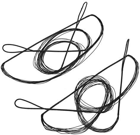 TIKATARER 12-strängar Recurve-bågsnöre, Slitstark Polyesterersättningsbåg, Recurve-bågsnöre med Snabb Demontering, Idealisk för Traditionell -båge