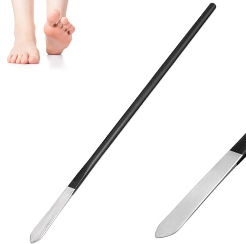 KIPTVO Stainless Steel Corn Removal, Professional Pedicure Tools with Ergonomic Handle, Portable Corn Knife for Feet Care, Precision Wart Removal and Hard Skin Treatment Tool