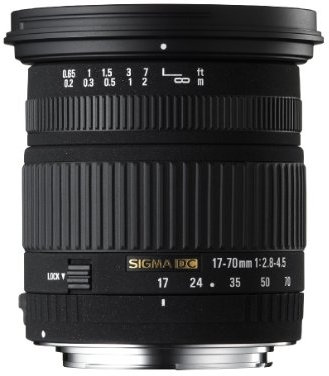 Sigma 17-70mm f/2.8-4.5 DC IF Macro Lens for Canon Digital SLR Cameras