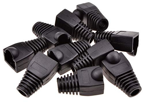 kenable Boot for RJ45 Ethernet Network Cables BLACK [10 Pack]