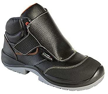 LOGICA Scarpe Antinfortunistiche Alte S3 SRC Saldatore Puntale Composito Toledo - 43, Nero