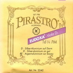 CUERDA VIOLA - Pirastro (Eudoxa 224251) (Tripa/Plata/Aluminio) (16 1/4 PM) 2ª Medium Viola 4/4