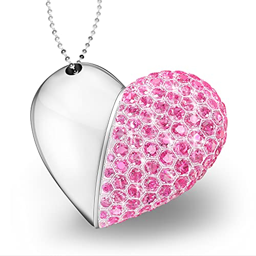 KEXIN Memoria USB 32GB Love Shape Pendrive Flash Drives USB 2.0