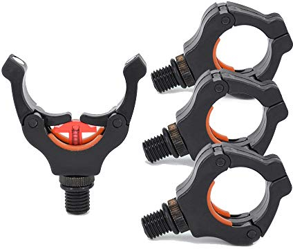 Hirisi Tackle Karpfen-Angelrutenhalter, Gripper für Rutenhalter mit magischen Magnet-Clips, halten Ihre Angelrute, 4 Stück